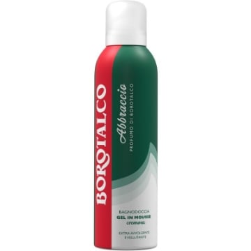 BOROTALCO ABBRACCIO BAGNODOCCIA GEL IN MOUSSE CREMOSO PROFUMO DI BOROTALCO 200ML