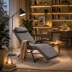 MAURY'S SDRAIO PARADISO AUTOMATICA CON CUSCINO E POGGIATESTA EXTRACONFROT  COLORE GRIGIO