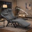 MAURY'S SDRAIO PARADISO AUTOMATICA CON CUSCINO E POGGIATESTA EXTRACONFROT  COLORE GRIGIO