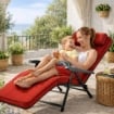 MAURY'S SDRAIO PARADISO AUTOMATICA CON CUSCINO E POGGIATESTA EXTRACONFROT  COLORE ROSSO