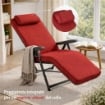 MAURY'S SDRAIO PARADISO AUTOMATICA CON CUSCINO E POGGIATESTA EXTRACONFROT  COLORE ROSSO