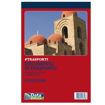 XOFFICE BLOCCO DDT DOCUMENTO DI TRASPORTO AUTORICALCANTI 15X22 CM 50 FOGLI/2 COPIE 
