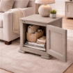 MOBILE 1 MODULO TALPA 40X43X46 CM CON ANTA EFFETTO LEGNO – CONTENITORE COMPATTO SALVASPAZIO PER ZONA LIVING E INGRESS
