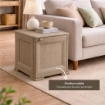 MOBILE 1 MODULO TALPA 40X43X46 CM CON ANTA EFFETTO LEGNO – CONTENITORE COMPATTO SALVASPAZIO PER ZONA LIVING E INGRESS