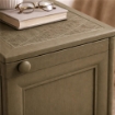 MOBILE 1 MODULO WENGÉ 40X43X46 CM CON ANTA FINITURA LEGNO – CONTENITORE COMPATTO SALVASPAZIO PER ZONA LIVING E INGRESSO