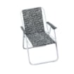 SEDIA RELAX DRINKS RICHIUDIBILE STRUTTURA IN METALLO E TESSUTO CON FANTASIA COLORAZIONE ASSORTITA 