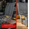 BOX CONTENITORE 40L CON COPERCHIO E RUOTE 59X39X27,4 CM GRAFITE TRASPARENTE/AMBRA – SCATOLA PORTAOGGETTI SALVASPAZIO CON ROTELLE PER CASA E RIPOSTIGLIO