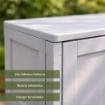 ARMADIO 2 ANTE GRIGIO 79X43X164 CM CON 2 MODULI E 2 RIPIANI – MOBILE VERTICALE SALVASPAZIO PER ORGANIZZAZIONE CASA