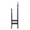INDOSSATORE APPENDIABITI DA CAMERA IN LEGNO DI FAGGIO NERO 44 X 25 X 98 H