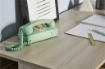 SCRIVANIA RETTANGOLARE MODERNA PER CAMERA CON 4 CASSETTI DIMENSIONI 76X120X55 CM, COLORE OLMO CHIARO