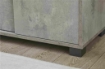 ARMADIO DA ARREDO CON PIEDINI IN LEGNO CON 2 ANTE SCORREVOLI 190X82X42 CM COLORE CEMENTO