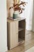 MOBILE DA BAGNO IN LEGNO CON 2 ANTE 80X62X34 CM COLORE OLMO CHIARO