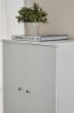 MOBILE DA BAGNO IN LEGNO CON 2 ANTE 147X62X34 CM COLORE BIANCO