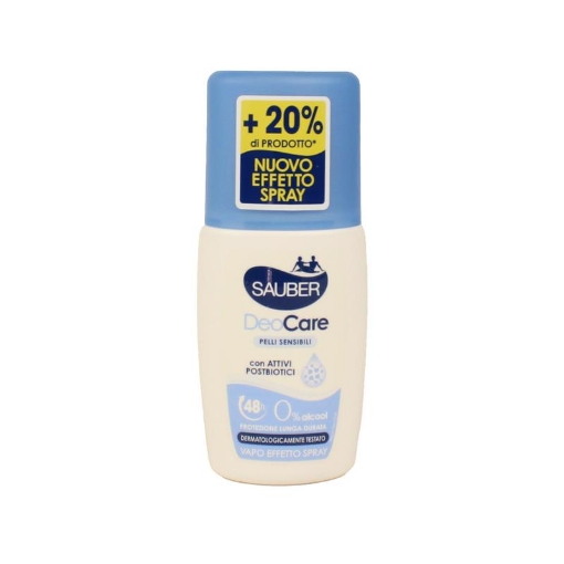 SAUBER DEODORANTE VAPO CARE PER PELLI SENSIBILI 48H, 90ML