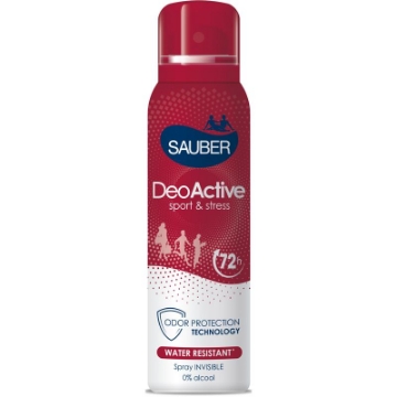 SAUBER DEODORANTE ACTIVE SPRAY SPORT E STRESS 72H 150ML
