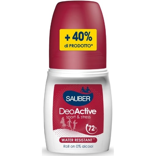SAUBER DEODORANTE ACTIVE SPORT E STRESS ROLL-ON 72H 70ML