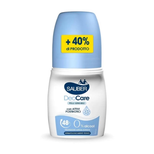 SAUBER DEODORANTE DEOCARE ROLL-ON PER PELLI SENSIBLI 48H 70ML