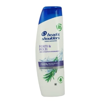 SHAMPOO HEAD&SHOULDERS 250ML FORTI E FOLTI CON ESTRATTO DI ROSMARINO
