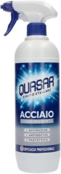 QUASAR SPPRAY ACCIAIO LUCIDANTE 580 ML ANTIMACCHIA ANTIGOCCIA PROTETTIVO 