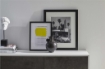 MOBILE DA ARREDO IN LEGNO CON PIEDINI E 3 ANTE 74X177X41 CM COLORE OSSIDO BIANCO E OSSIDO NERO