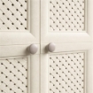 ARMADIO 3 MODULI ANGORA 79X43X125 CM CON ANTA TRAFORATA – CONTENITORE VERTICALE SALVASPAZIO PER ZONA GIORNO