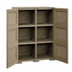 ARMADIO 3 MODULI WENGÉ 79X43X125 CM CON ANTA TRAFORATA – MOBILE ALTO SALVASPAZIO PER ZONA GIORNO E BALCONE