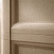 ARMADIO 3 ANTE TALPA 118X43X85,5 CM CON PUNTALI E ANTE EFFETTO LEGNO – MOBILE CONTENITORE SALVASPAZIO PER ZONA GIORNO