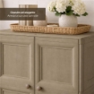 ARMADIO 2 ANTE TAUPE 79X43X125 CM CON 6 SCOMPARTI – MOBILE ALTO ORGANIZZAZIONE CASA PER INGRESSO E ZONA GIORNO