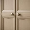 ARMADIO 3 ANTE TALPA 118X43X164 CM CON PUNTALI E ANTE EFFETTO LEGNO – MOBILE ALTO CONTENITORE PER ORGANIZZAZIONE CASA