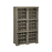 SCAFFALE PORTABOTTIGLIE PER 72 BOTTIGLIE 79X42,5X125 CM – CANTINETTA MODERNA A VISTA SENZA ANTE, MOBILE VINO MODULARE OMNIMODUS