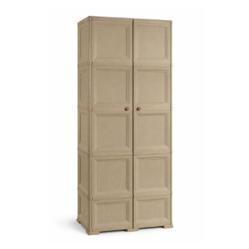 ARMADIO 5 MODULI TALPA 79X43X203 CM – MOBILE ALTO SALVASPAZIO PER ORGANIZZAZIONE CASA E ZONA GIORNO