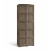 ARMADIO 5 MODULI WENGÉ 79X43X203 CM – MOBILE ALTO CONTENITORE VERTICALE PER ORGANIZZAZIONE CASA E ZONA LIVING