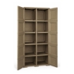 ARMADIO 5 MODULI WENGÉ 79X43X203 CM – MOBILE ALTO CONTENITORE VERTICALE PER ORGANIZZAZIONE CASA E ZONA LIVING