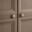 ARMADIO 5 MODULI WENGÉ 79X43X203 CM – MOBILE ALTO CONTENITORE VERTICALE PER ORGANIZZAZIONE CASA E ZONA LIVING