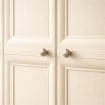 ARMADIO 3 ANTE ANGORA 118X43X125 CM CON PUNTALI – MOBILE ORGANIZZAZIONE CASA DESIGN CLASSICO