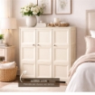ARMADIO 3 ANTE ANGORA 118X43X125 CM CON PUNTALI – MOBILE ORGANIZZAZIONE CASA DESIGN CLASSICO