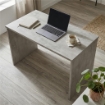 SCRIVANIA RETTANGOLARE MODERNA PER CAMERA DIMENSIONI 76X160X69 CM, COLORE CEMENTO