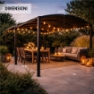 GAZEBO ALLUNGABILE TUCSON 3 X 3/6 MT CON STRUTTURA IN ACCIAIO
