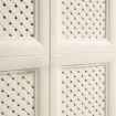 ARMADIO 5 MODULI ANGORA 79X43X203 CM CON 6 ANTE CHIUSE E 4 TRAFORATE – MOBILE ALTO ORGANIZZAZIONE CASA PER ZONA GIORNO E VERANDA