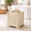 MOBILE 1 MODULO ANGORA 40X43X46 CM CON ANTA TRAFORATA – CONTENITORE COMPATTO ORGANIZZAZIONE CASA PER ZONA LIVING E INGRESSO