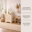 MOBILE 1 MODULO ANGORA 40X43X46 CM CON ANTA TRAFORATA – CONTENITORE COMPATTO ORGANIZZAZIONE CASA PER ZONA LIVING E INGRESSO
