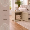MOBILE 1 MODULO TALPA 40X43X46 CM CON ANTA TRAFORATA – CONTENITORE COMPATTO SALVASPAZIO PER ZONA LIVING E INGRESSO