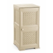 MOBILE 2 MODULI ANGORA 40X43X85,5 CM CON ANTE TRAFORATE – SOLUZIONE SALVASPAZIO PER ORGANIZZAZIONE CASA E ZONA LIVING