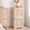 MOBILE 2 MODULI ANGORA 40X43X85,5 CM CON ANTE TRAFORATE – SOLUZIONE SALVASPAZIO PER ORGANIZZAZIONE CASA E ZONA LIVING