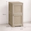 MOBILE 2 MODULI TALPA 40X43X85,5 CM CON ANTE TRAFORATE – CONTENITORE VERTICALE ORGANIZZAZIONE CASA PER INGRESSO E ZONA GIORNO