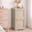 MOBILE 2 MODULI TALPA 40X43X85,5 CM CON ANTE TRAFORATE – CONTENITORE VERTICALE ORGANIZZAZIONE CASA PER INGRESSO E ZONA GIORNO