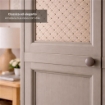 ARMADIO 4 MODULI TAUPE 79X43X164 CM CON 4 RIPIANI E ANTE TRAFORATE – CONTENITORE VERTICALE SALVASPAZIO PER ZONA LIVING