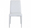 SEDIA BLOSSOM CON RIVESTIMENTO IN ECOPELLE BIANCO