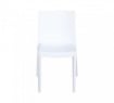 SEDIA PERLA IN COLORE BIANCO 55 X 47 X H82 CM