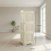 MOBILE 3 MODULI ANGORA 40X43X125 CM CON ANTE TRAFORATE – MOBILE VERTICALE SALVASPAZIO PER ORGANIZZAZIONE CASA E ZONA LIVING